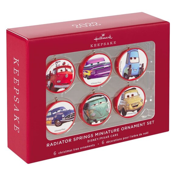 Hallmark Other - New! Disney Pixar Cars Hallmark Keepsake Ornament Set 2022 Radiator Springs Mini